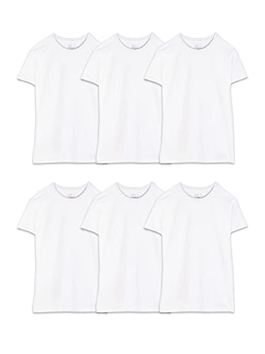 Fruit of the Loom Herre Undertrøje Crew Neck Kortærmet 6P2828