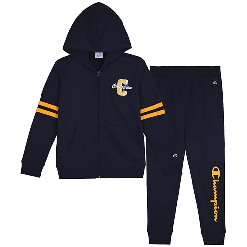 Champion Drenge Joggersæt Fleece Hættetrøje og Sweatpants BCMPJOGSET2PC