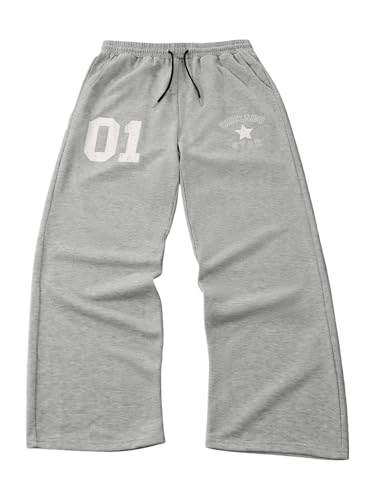 SOLY HUX Herre Træningsbukser Y2K Baggy Casual