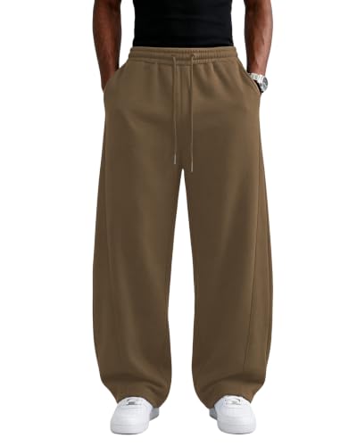 Wangdo Herre Joggingbukser Baggy Wide Leg
