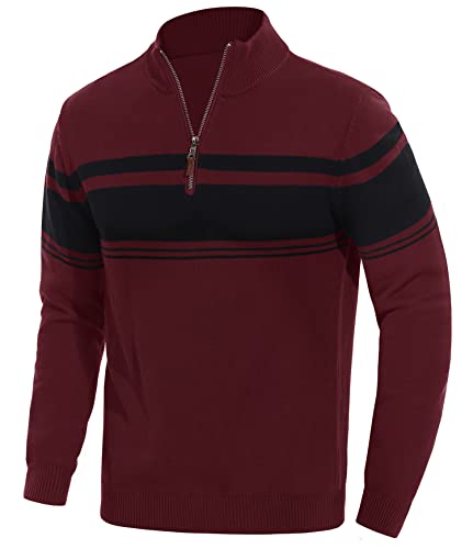 EKLENTSON Herre Striktrøje Quarter Zip EK-501