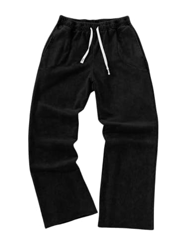 SOLY HUX Herre Træningsbukser Y2K Baggy Casual