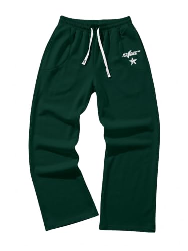 SOLY HUX Herre Træningsbukser Y2K Baggy Casual