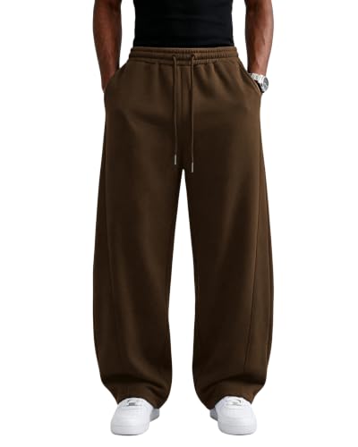Wangdo Herre Joggingbukser Baggy Wide Leg