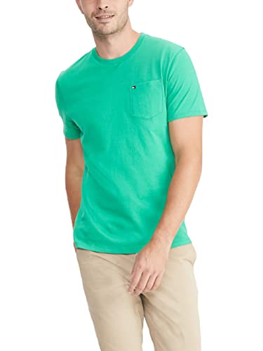 Tommy Hilfiger Herre T-shirt Essential Bomuld Brystlomme Kortærmet