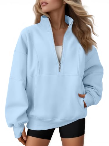 AUTOMET Quarter Zip Fleece Sweatshirt til Kvinder