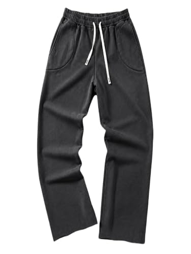 SOLY HUX Herre Træningsbukser Y2K Baggy Casual