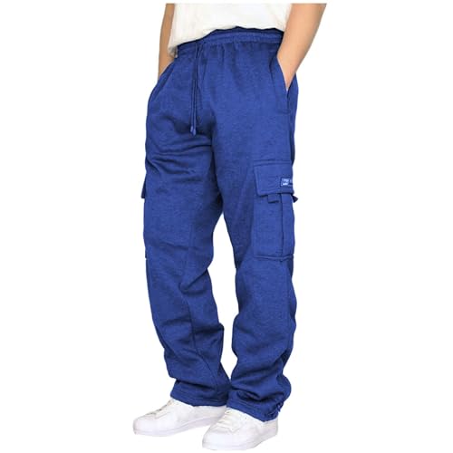 Herre Joggingbukser Cargo Fleece Løstsiddende