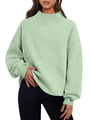 Trendy Queen Mock Neck Sweatshirt til Kvinder