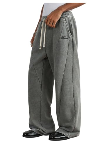 SOLY HUX Herre Træningsbukser Y2K Baggy Casual