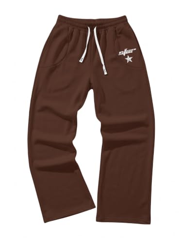 SOLY HUX Herre Træningsbukser Y2K Baggy Casual