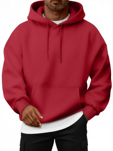 EF1466 Oversized Fleece Hættetrøje til Mænd