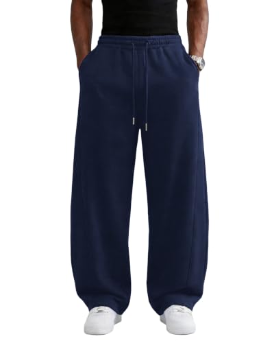 Wangdo Herre Joggingbukser Baggy Wide Leg