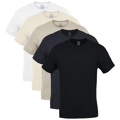 Gildan Herre T-Shirt Crew Neck Multipack G1100