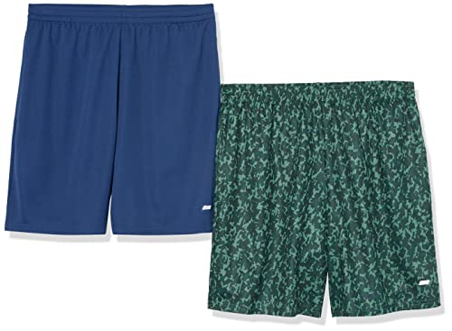 Amazon Essentials Herre Træningsshorts Basketball Loose-Fit 2-Pak 13215
