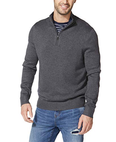 Nautica Herre Striktrøje Quarter-Zip Langærmet S01803