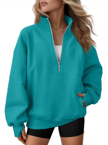 AUTOMET Quarter Zip Fleece Sweatshirt til Kvinder
