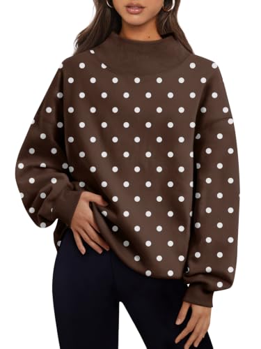 Trendy Queen Mock Neck Sweatshirt til Kvinder