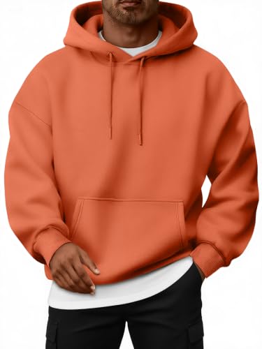 EF1466 Oversized Fleece Hættetrøje til Mænd