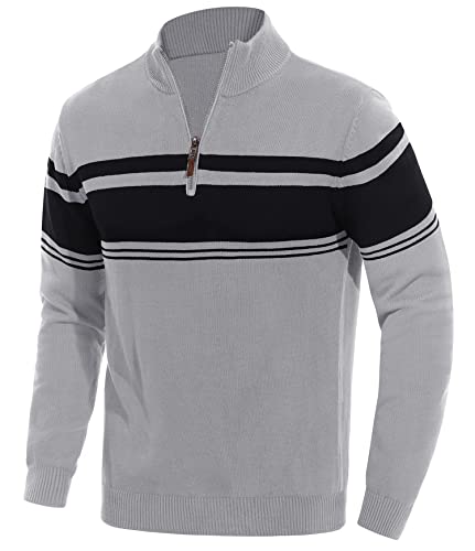 EKLENTSON Herre Striktrøje Quarter Zip EK-501