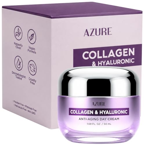 Azure Cosmetics 24K Gold & Collagen Face Moisturizer Fugtighedscreme 50ml