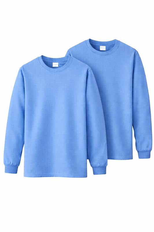 Gildan Voksen T-shirt Heavy Cotton Langærmet G5400 2-Pak