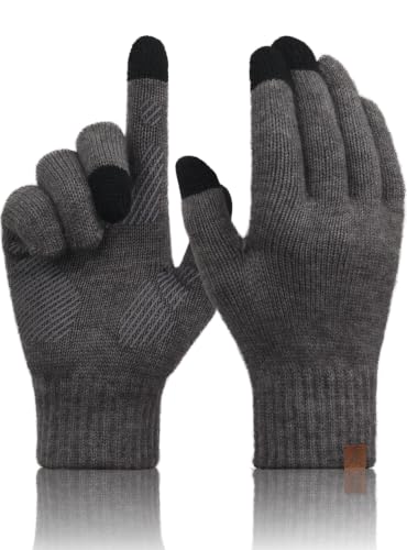 TRENDOUX Unisex Handsker Vinter Merinould Touchscreen