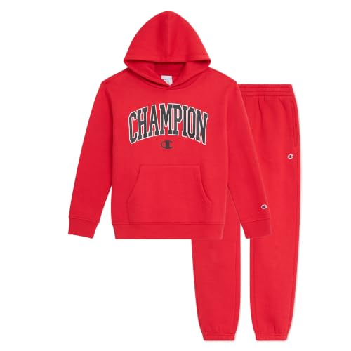 Champion Drenge Joggersæt Fleece Hættetrøje og Sweatpants BCMPJOGSET2PC