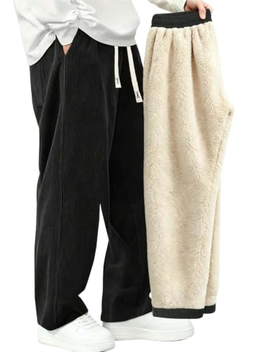 Hidkat Herre Fløjlsbukser Afslappede Sweatpants K1166