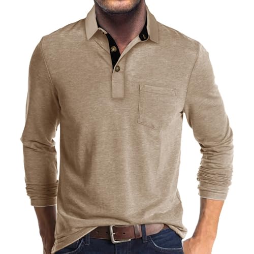 Envmb Herre Polo T-shirt Langærmet Med Lomme