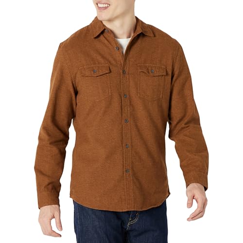 Amazon Essentials Herre Flannelskjorte Slim-Fit MAE25002FL18