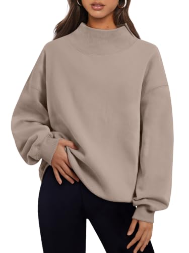 Trendy Queen Mock Neck Sweatshirt til Kvinder