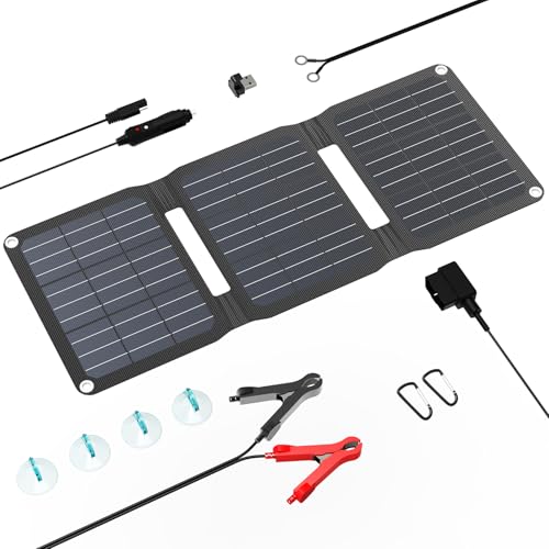 FlexSolar Solcelle Batterioplader Sæt YL-20W-TC