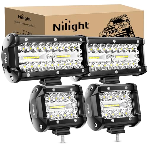 Nilight Marine LED Light Pods 10 cm 2 Stk. 18060CW