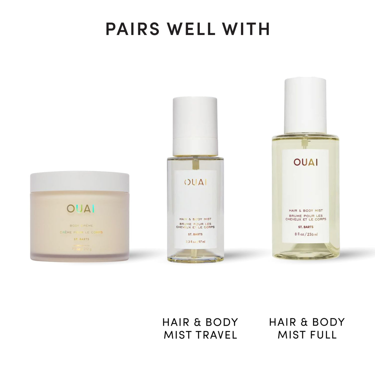 OUAI Hydrating Whipped Body Cream Kropscreme 2632834