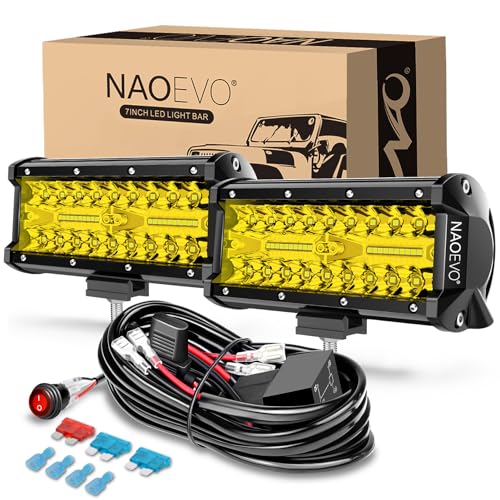 NAOEVO LED Light Bar 17.8 cm 2 Stk. 240W