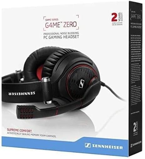 Sennheiser GAME ZERO Gaming Headset Over-Ear G4ME ZERO Black
