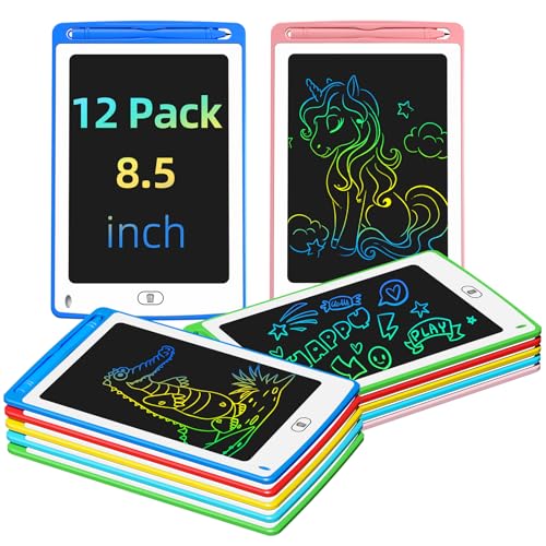 TQU LCD Skrivetablet Legetøjssæt 4 Dele 6GEY-1AEE-BGHT