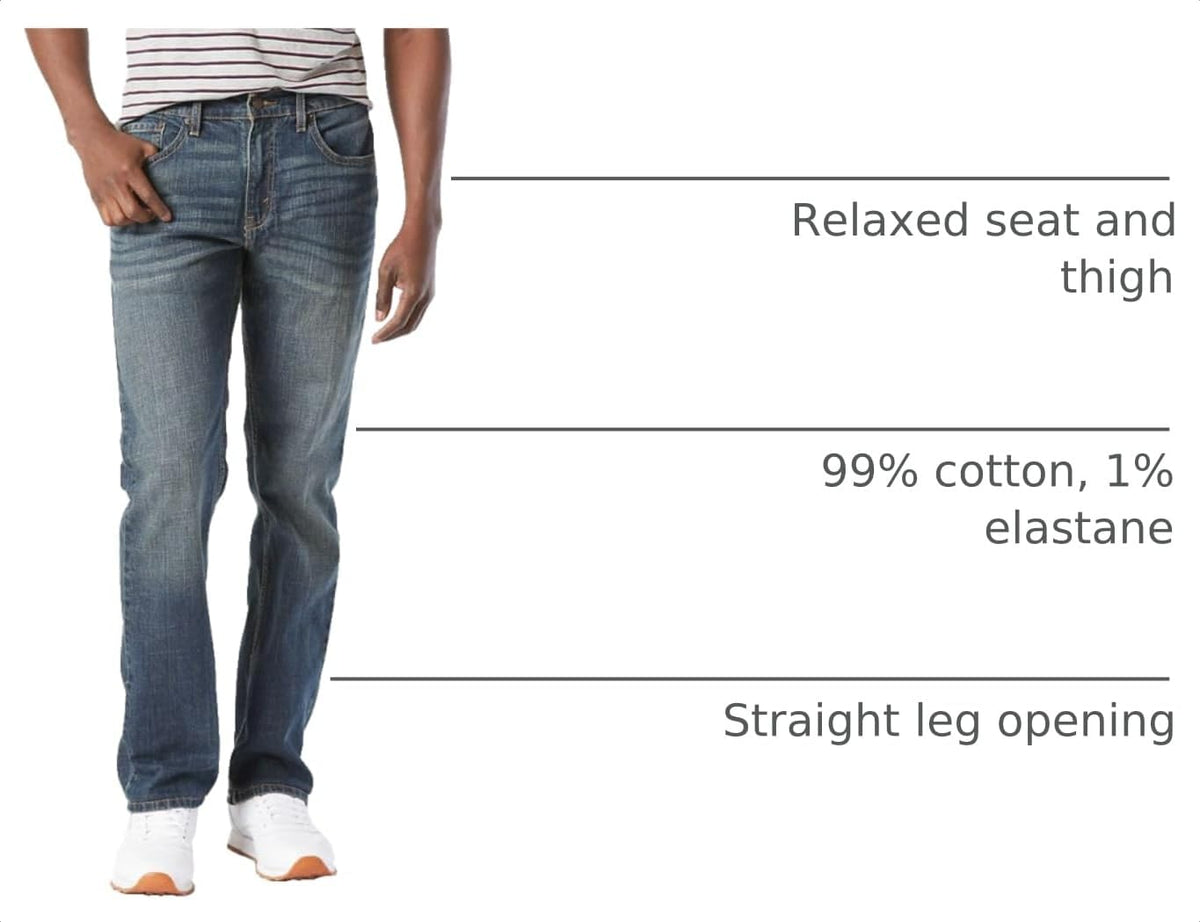 Levi Strauss Signature Gold Herre Jeans Relaxed Fit Flex