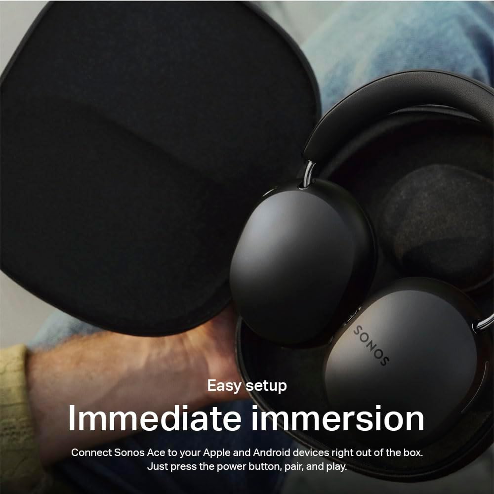 Sonos Ace Trådløse Over-Ear Hovedtelefoner ACEG1US1BLK