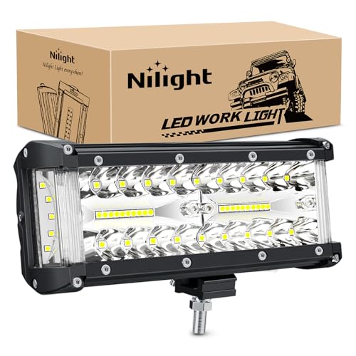 Nilight LED Arbejdslygter 16.5 cm 2 Stk. 120W ZH303
