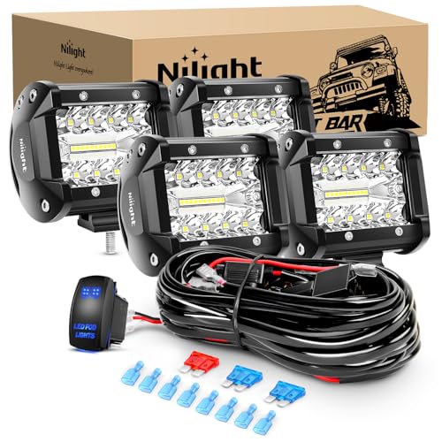 Nilight Marine LED Light Pods 10 cm 2 Stk. 18060CW