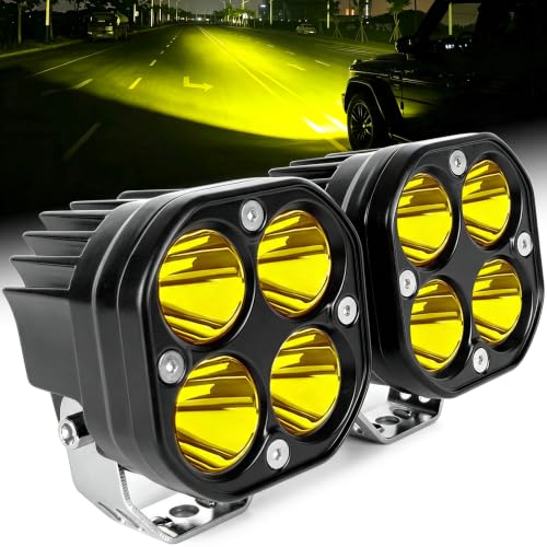 SUFEMOTEC LED Pods Arbejdslygter 7.6 cm 2 Stk. 40W