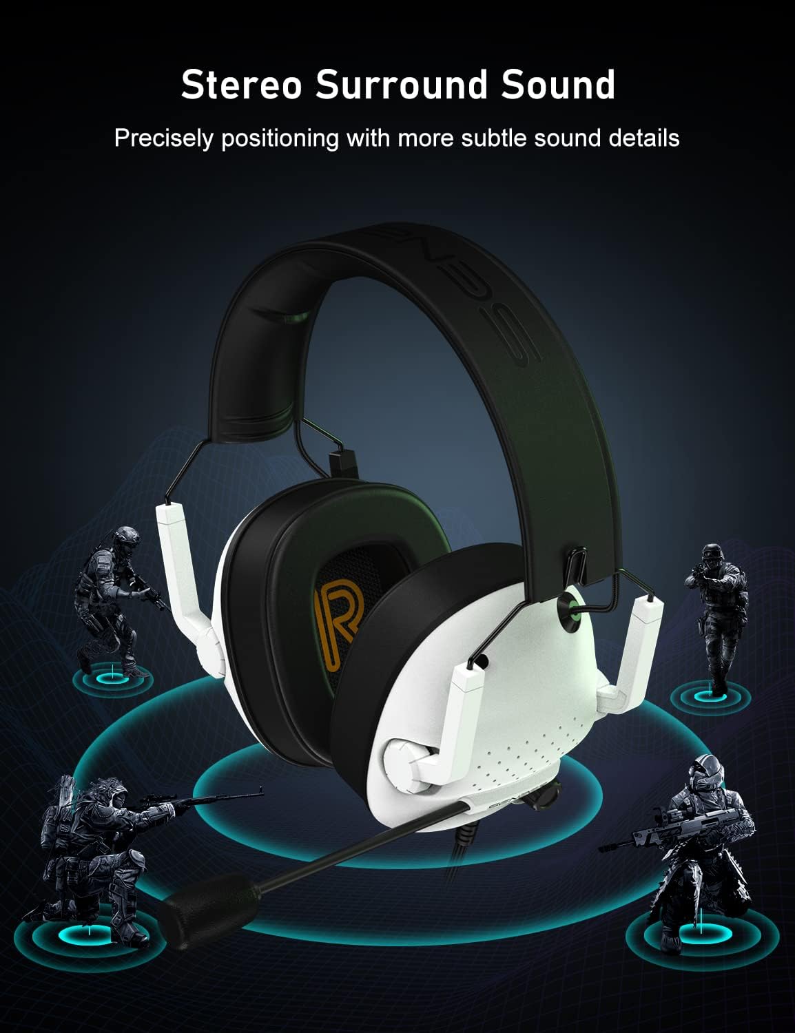 SENZER SG500 Kablede Over-Ear Gaming Headset
