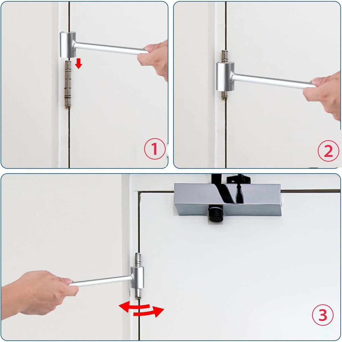 JQHUJNY Dørhængsel Justeringsnøgle US-FSDoor Hinge Tool