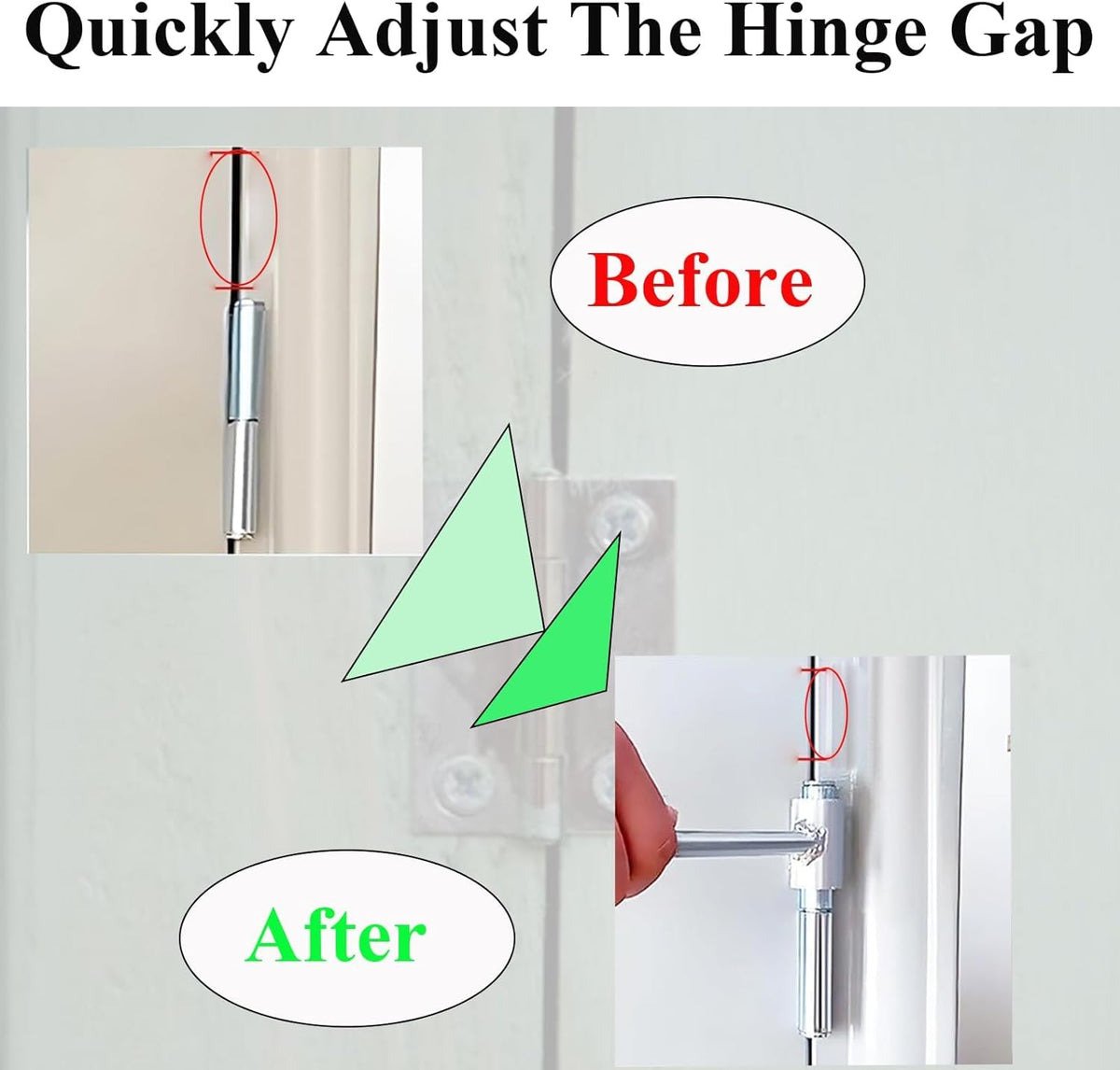 JQHUJNY Dørhængsel Justeringsnøgle US-FSDoor Hinge Tool