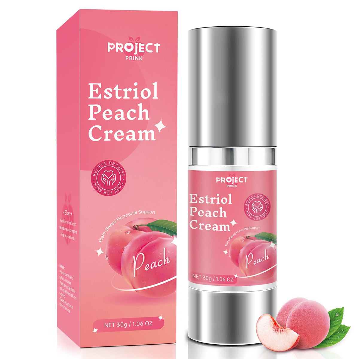 PROJECT PRINK Natural Peach Intimcreme til Kvinder 31ml