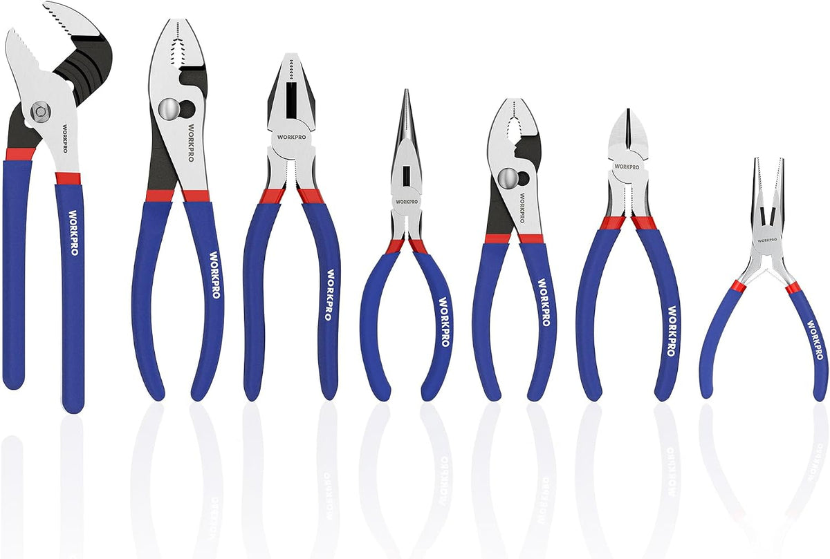 WORKPRO Tangsæt Ergonomisk Greb 7 Dele W001306A