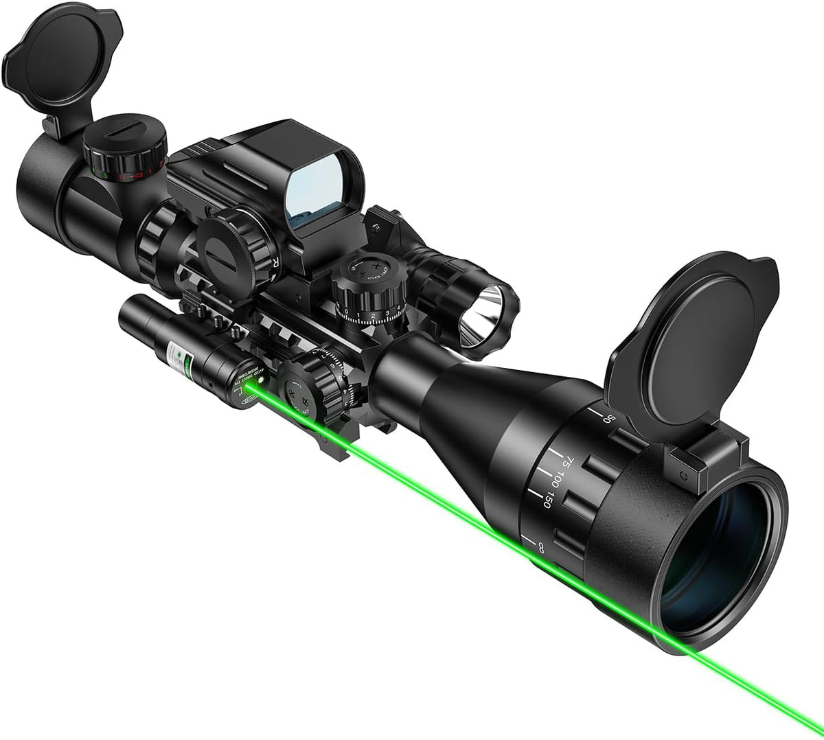 MidTen Kikkertsigte 4-16x50 AO Combo 4-16x50-B
