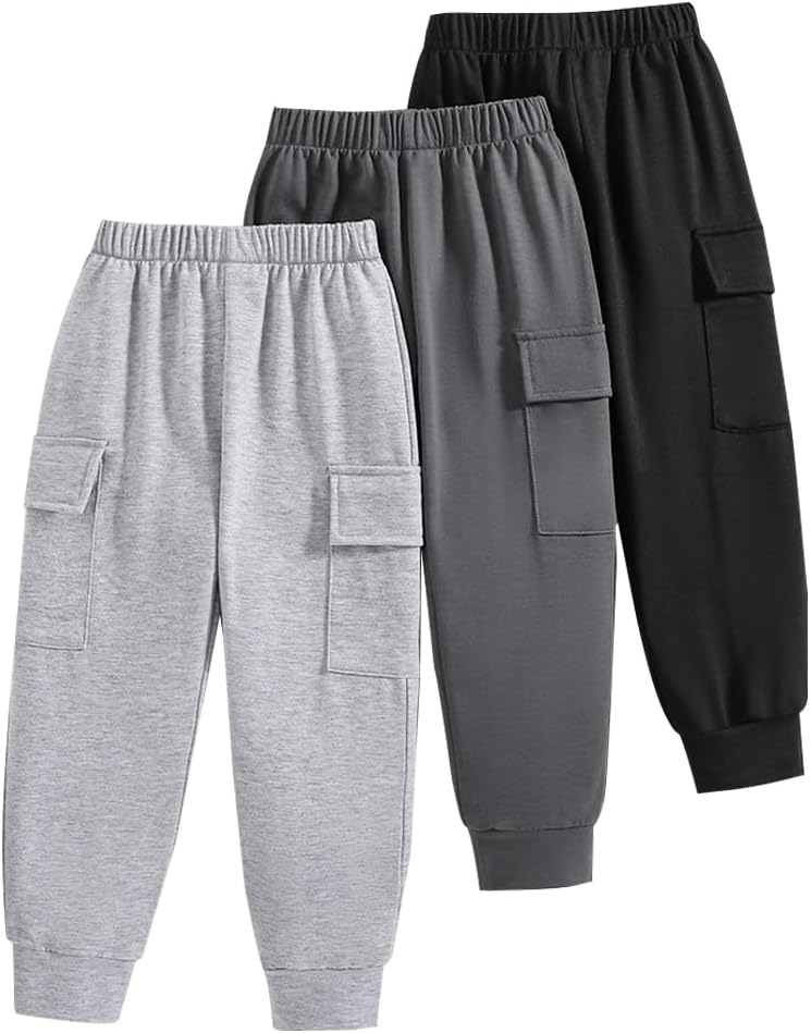Nivne Tco Drenge Sweatpants Fritidsbukser Sæt 3-pak